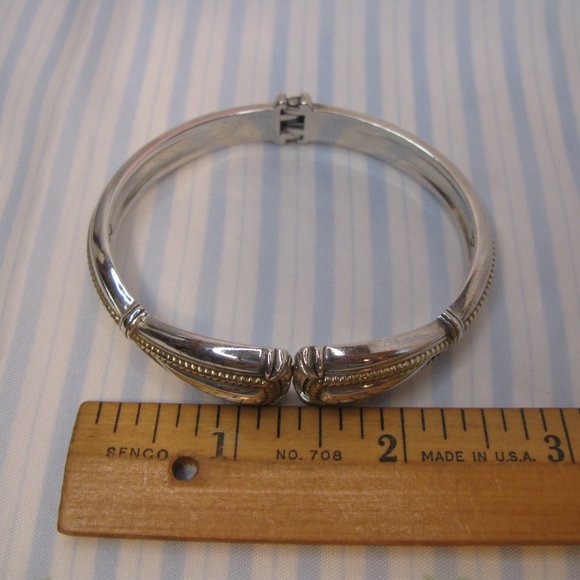 Brighton Spirit Soar Western Style Silver Hinged Bangle Bracelet - Picture 6 of 8